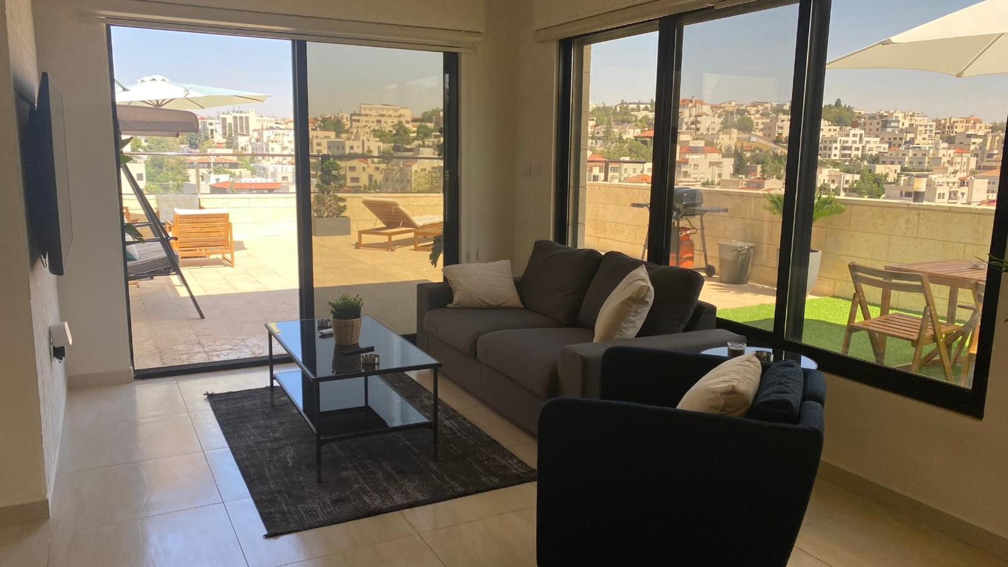 Dair Ghbar Apartment Amman Rum bild